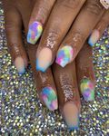 Medium length freestyle acrylic set