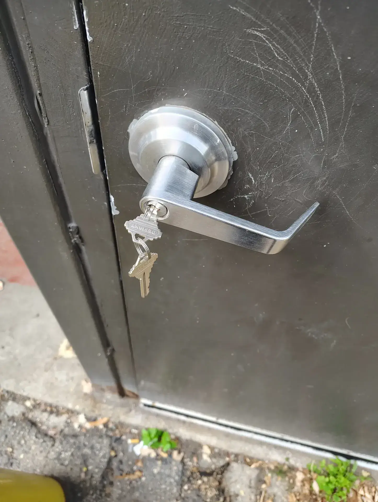 Modern Deadbolt and Handle Setup
