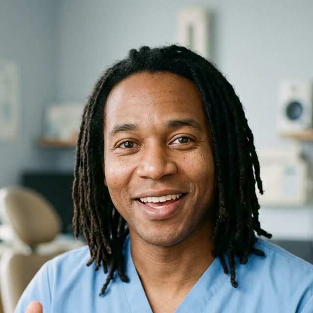 Portrait of Yosef Abadi, hygienist