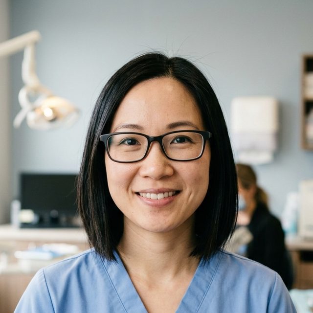 Portrait of Grace Tam, hygienist